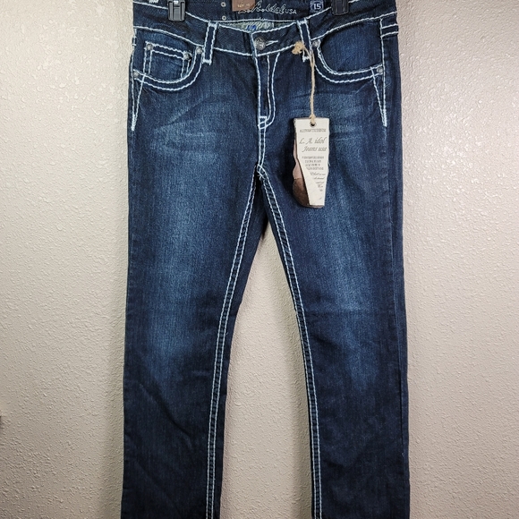 L.A. idol Denim - New la idol white boot cut jeans blue